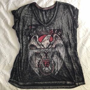 Affliction burnout tee